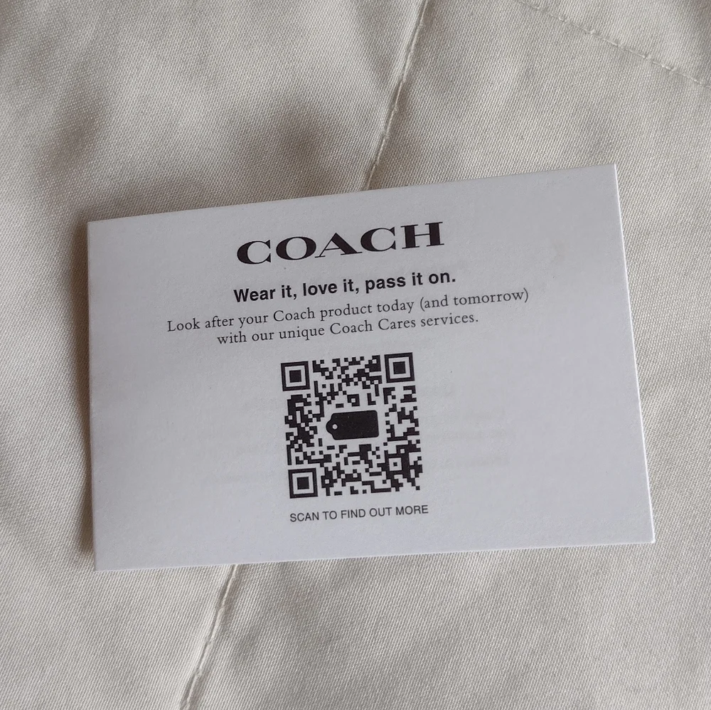 Coach big leather purse in light saddle - Picture 7 of 15